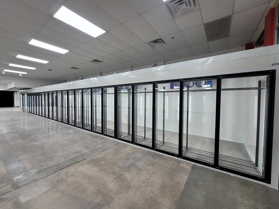 Reach In Cooler Glass Door with Shelves