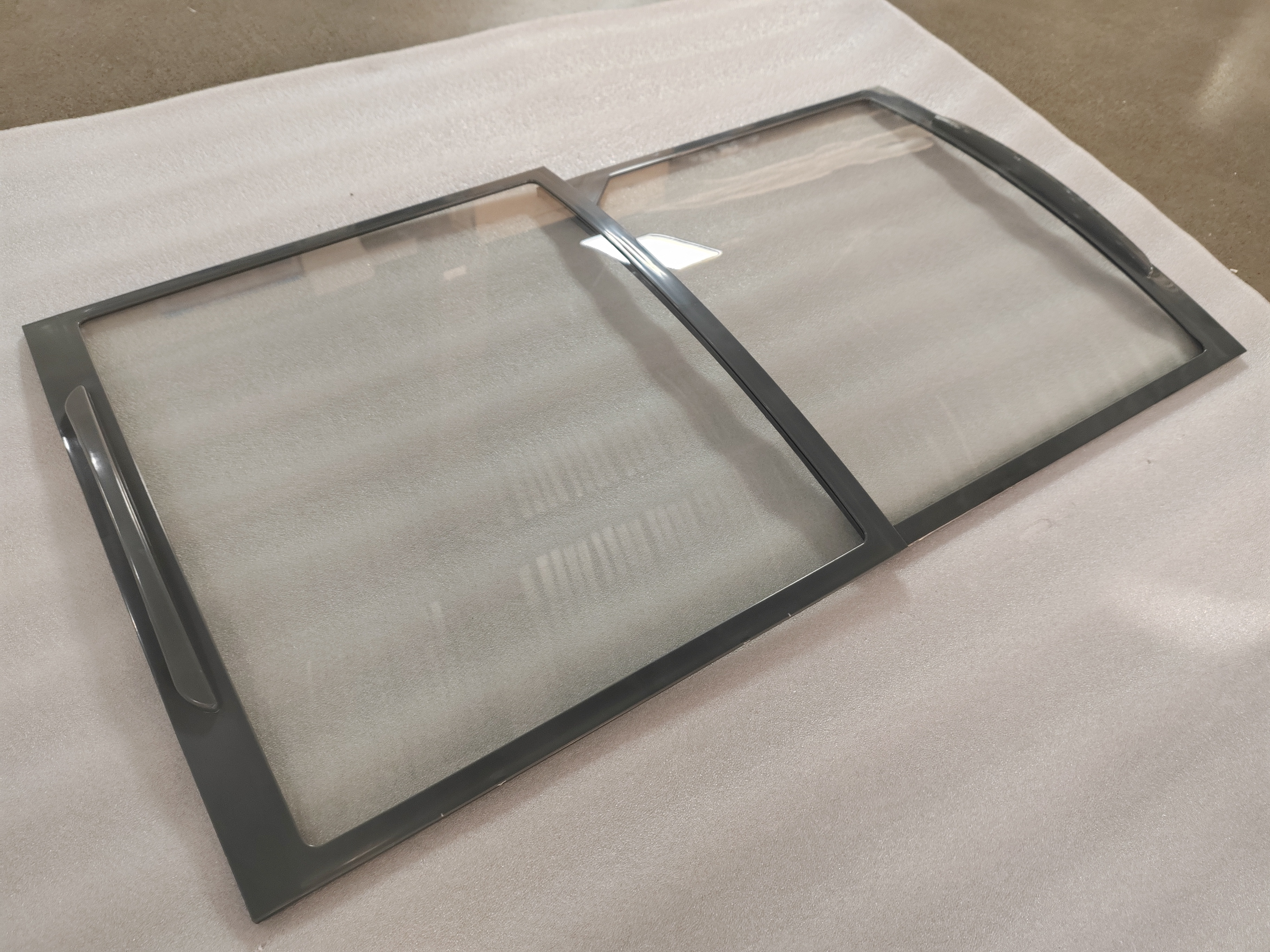 ABS Injection Frame Glass Door For Chest Freezer
