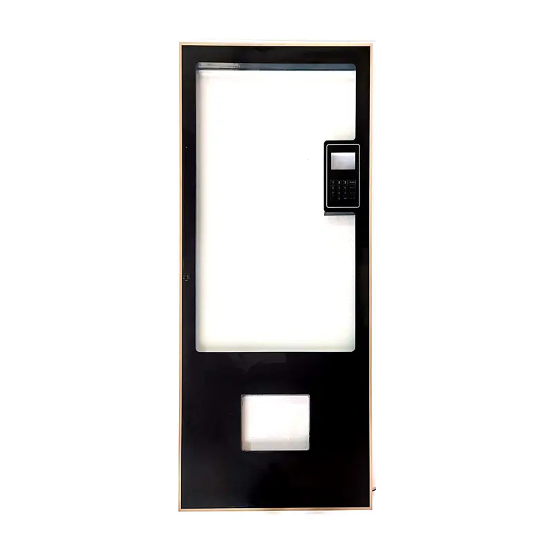 High definition Glass Door For Fridge - Gold Color Vending Machine Glass Door – YUEBANG