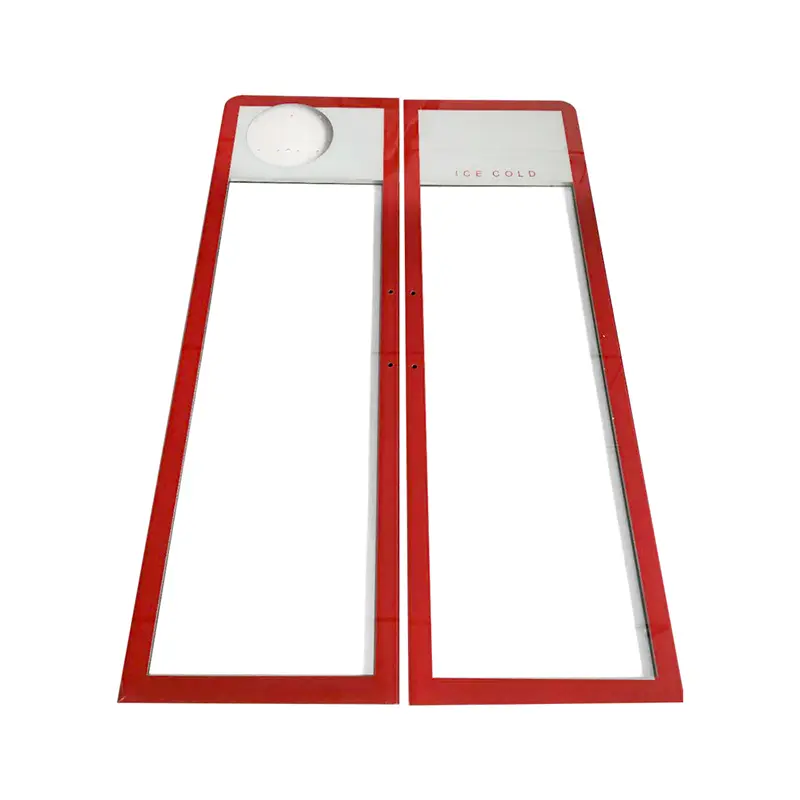 Round Corner Frameless Glass Door