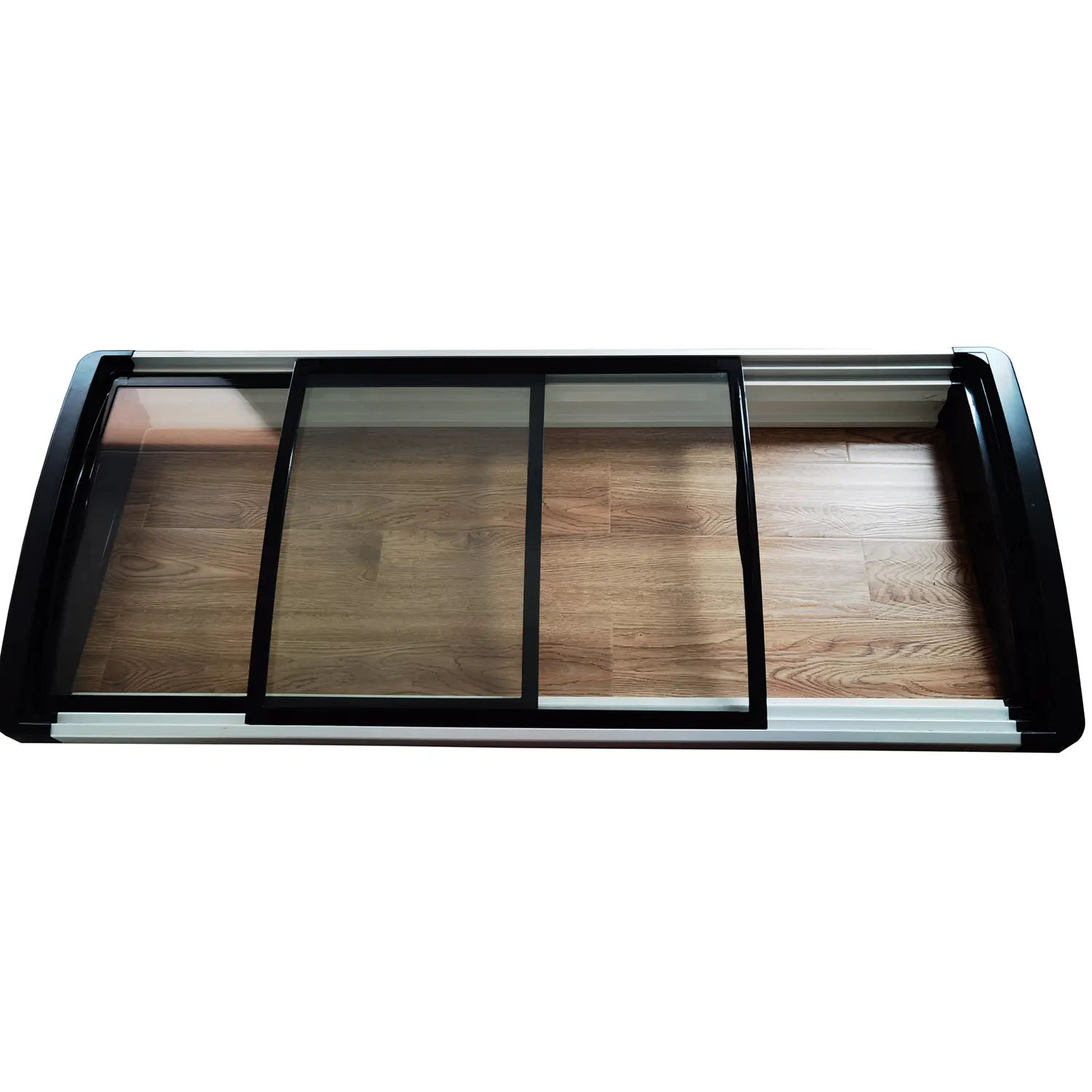 Island Fridge Chest Freezer Aluminum Plastic Frame Sliding Glass Door