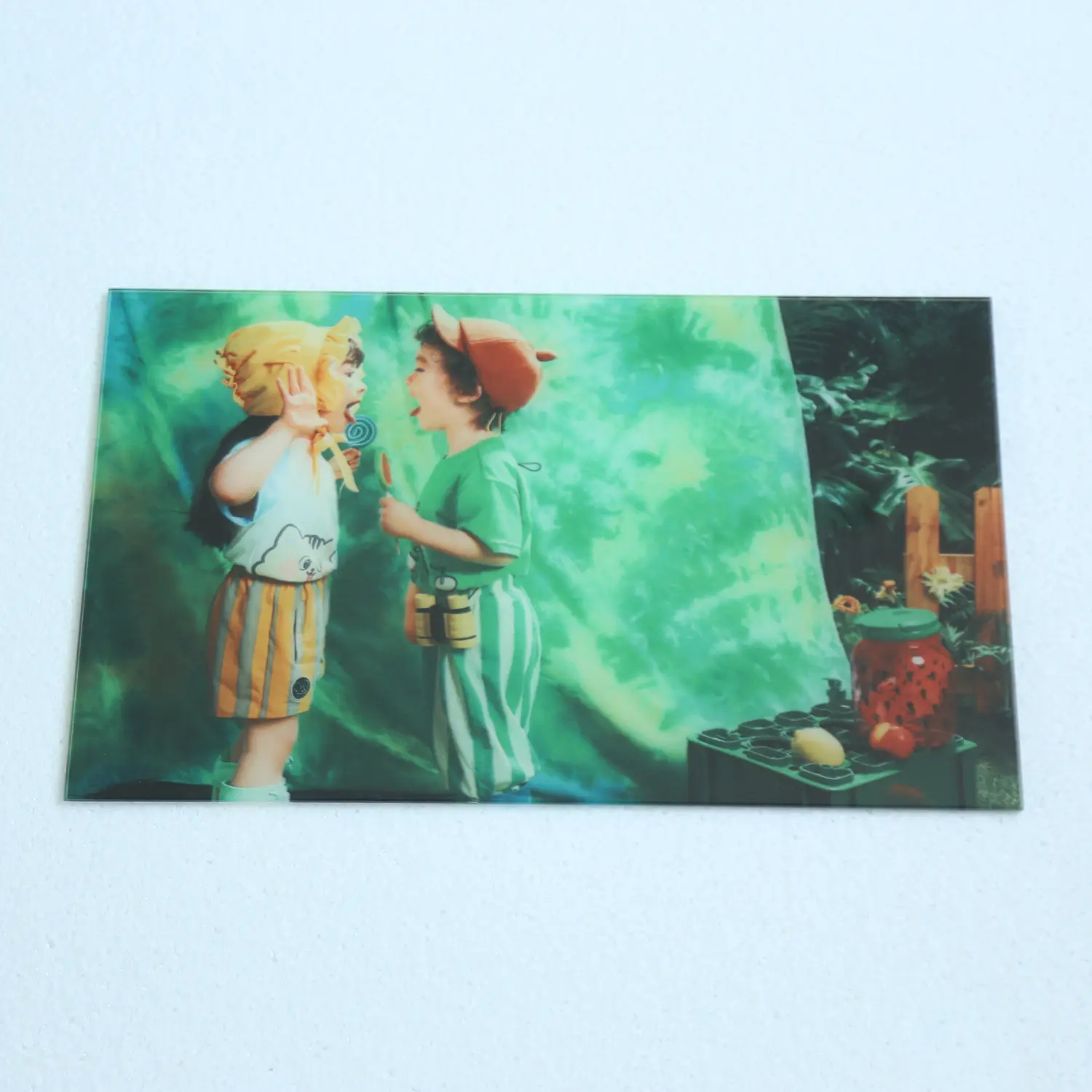 3-19mm Thickness Customized Picture Colored Glaze Tempered Glass