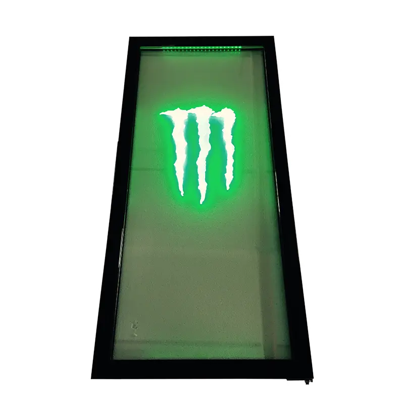 Good Quality Led Logo Glass Door - Monster Logo LED Glass Door – YUEBANG