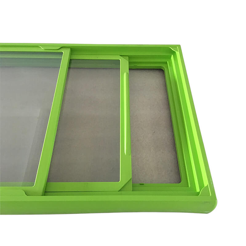 chest freezer sliding glass door