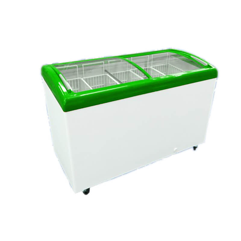 ABS inection frame glass door for chest freezer 2