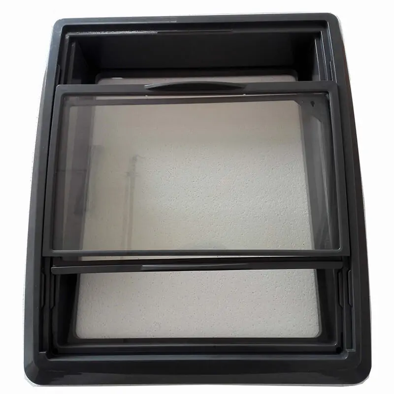 Ice Cream Chest Freezer Glass Door With Whole Injection Frame